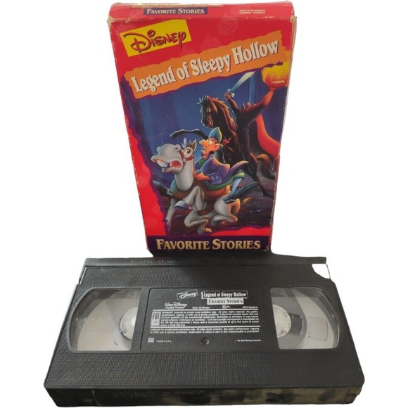 Vintage Disney Favorite Stories Legend of Sleepy Hollow Vhs Movie Collectible - Picture 5 of 7